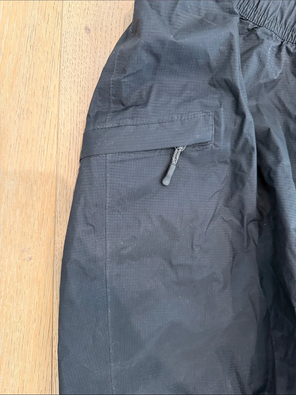 REI Black Men's Lightweight Outdoor Rain Pants